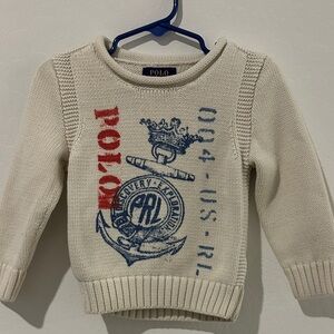 Polo Ralph Lauren Off-White Knit Garment boys